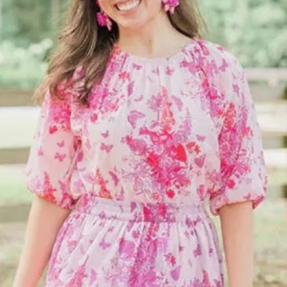 Victoria Dunn Beaufort Blouse Secret Garden - Picture 2 of 8